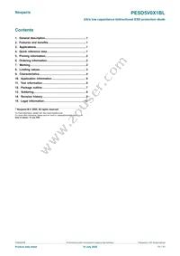 PESD5V0X1BL Datasheet Page 11