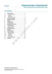 PESD5V0X1BT Datasheet Page 13