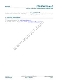 PESD5V0X1UALD Datasheet Page 11