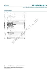 PESD5V0X1UALD Datasheet Page 12