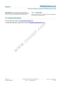 PESD5V0X1ULD Datasheet Page 11