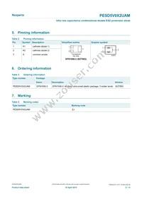 PESD5V0X2UAMYL Datasheet Page 2