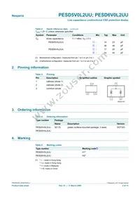 PESD6V0L2UU Datasheet Page 2