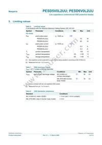 PESD6V0L2UU Datasheet Page 3