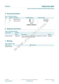 PESD7V0C1BSFYL Datasheet Page 2