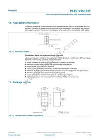 PESD7V0C1BSFYL Datasheet Page 7