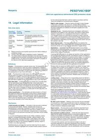 PESD7V0C1BSFYL Datasheet Page 10