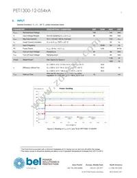 PET1300-12-054NAE Datasheet Page 3