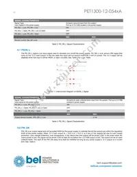 PET1300-12-054NAE Datasheet Page 10