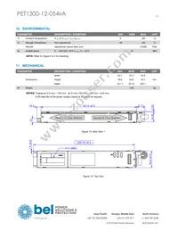 PET1300-12-054NAE Datasheet Page 15