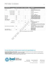 PET1300-12-054NAE Datasheet Page 23