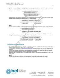 PET1600-12-074NA Datasheet Page 19