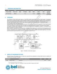 PET2000-12-074RA Datasheet Page 2