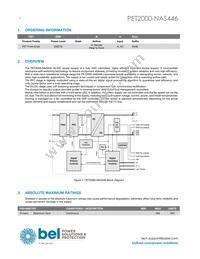 PET2000-NAS446 Datasheet Page 2