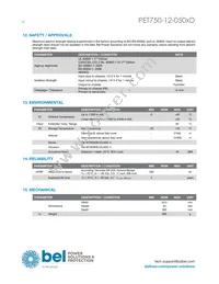 PET750-12-050ND Datasheet Page 18