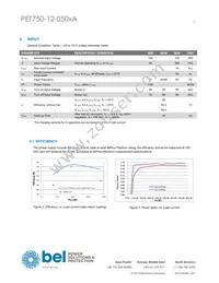 PET750-12-050RA Datasheet Page 3