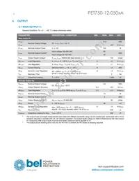 PET750-12-050RA Datasheet Page 4