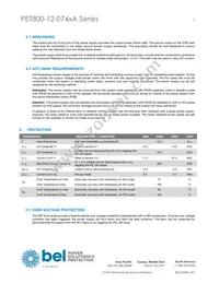 PET800-12-074RA Datasheet Page 5