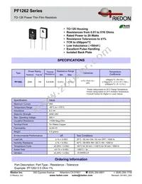 PF1262-47KF1 Datasheet Cover