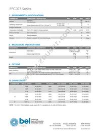 PFC250-1024FG Datasheet Page 5