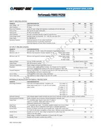 PFC250-4000F Datasheet Page 2