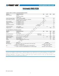 PFC250-4000F Datasheet Page 3