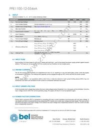 PFE1100-12-054RA Datasheet Page 3