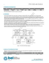 PFE1300-48-054NA Datasheet Page 2