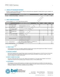 PFE1500-12-054NDS412 Datasheet Page 3