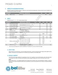 PFE3600-12-069RA Datasheet Page 3