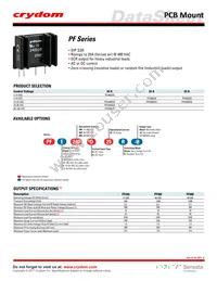 PFE480D25R Datasheet Cover