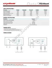 PFE480D25R Datasheet Page 2