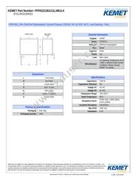 PFR5222J63J11L4BULK Datasheet Cover