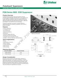 PGB0010603NR Datasheet Cover