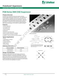 PGB0040805NR Datasheet Cover