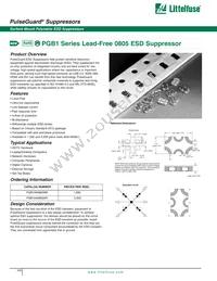 PGB1040805MR Datasheet Cover