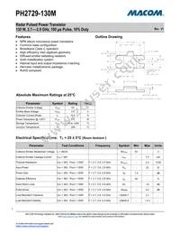 PH2729-130M Datasheet Cover