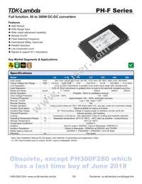 PH75F48-5 Datasheet Cover