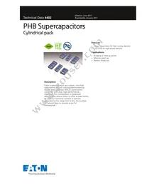 PHB-5R0H255-R Datasheet Cover