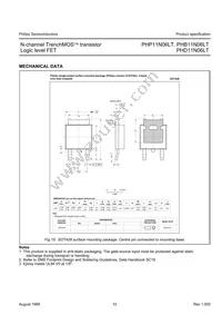 PHB11N06LT Datasheet Page 10