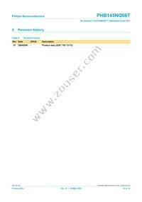 PHB145NQ06T Datasheet Page 10