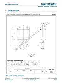 PHB191NQ06LT Datasheet Page 10