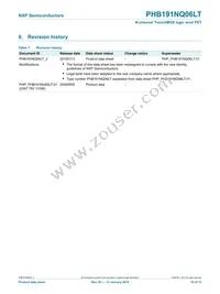 PHB191NQ06LT Datasheet Page 11