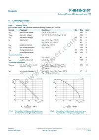 PHB45NQ10T Datasheet Page 3