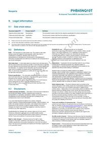 PHB45NQ10T Datasheet Page 10