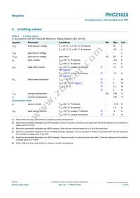 PHC21025 Datasheet Page 3