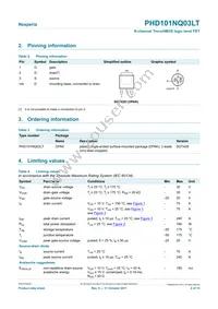 PHD101NQ03LT Datasheet Page 2