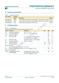 PHD108NQ03LT Datasheet Page 2