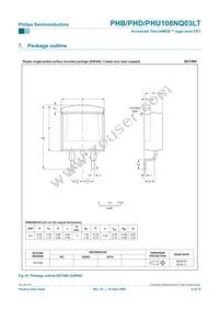PHD108NQ03LT Datasheet Page 9