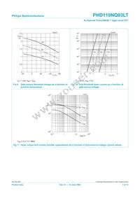 PHD110NQ03LT Datasheet Page 7